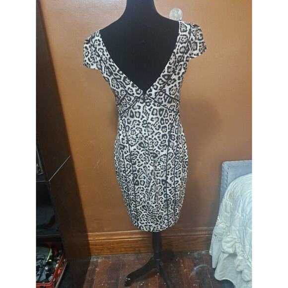 Victoria’s Secret Y2K Leopard Print Bodycon Cocktail Dress Size 8 Bodycon Fitted - Picture 5 of 8
